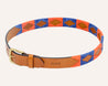 A Sunshine belt with a gold buckle from Zilker Belts.